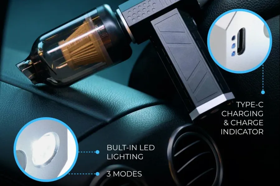 High-Power Car Vacuum Cleaner