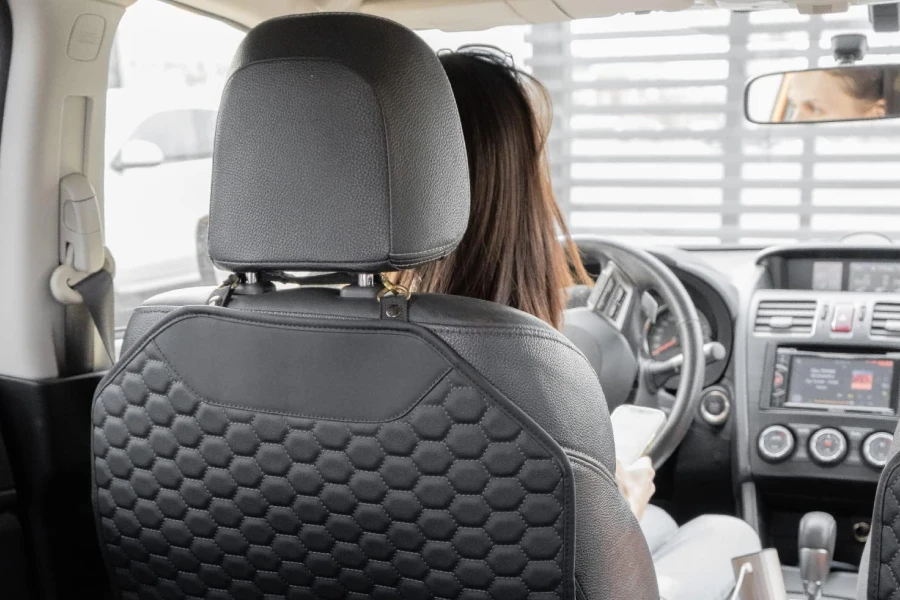 Premium Leather Seat Protector and Portable Vacuum Cleaner