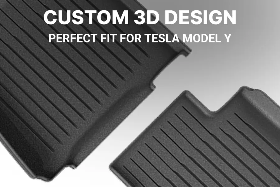 Heavy-Duty Waterproof Rubber Mats For Tesla